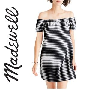 MADEWELL - Mimi Stripe Off the Shoulder Tunic - SM